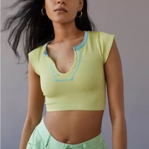 Urban Outfitters Tops - Urban Outfitters Green and Blue
